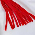 Плетка БДСМ NOTABU, кистевая, красная, экокожа, 28 см - Фото 3