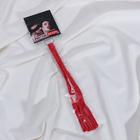 Плетка БДСМ NOTABU, кистевая, красная, экокожа, 28 см - Фото 4