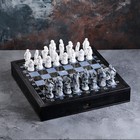Шахматы "Русские сказки" 32шт/11см, в комплекте фигуры и доска - фото 9918066