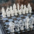 Шахматы "Русские сказки" 32шт/11см, в комплекте фигуры и доска - фото 9050515