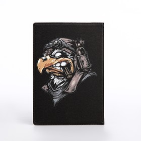 Обложка для паспорта, цвет чёрный (комплект 2 шт)