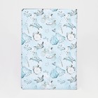 Обложка для паспорта, цвет голубой - фото 24234015