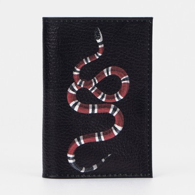 Обложка для паспорта, цвет чёрный