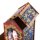 Органайзер для чая подарочный, на Новый Год «Дед мороз и Снегурочка», 19,5 х 9 х 19,5 см - фото 4312114