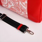 Сумка женская на молнии, цвет красный - фото 23592021