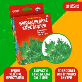 Выращивание кристаллов «Опыты. Лучистый кристалл», цвет зелёный