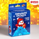 Набор для творчества «Лучистые кристаллы»: Снеговик, цвет синий - фото 3854399