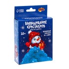 Набор для творчества «Лучистые кристаллы»: Снеговик, цвет синий - фото 3854401