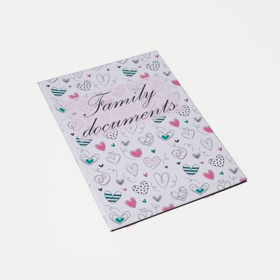 Папка для документов, 4 комплекта, цвет белый