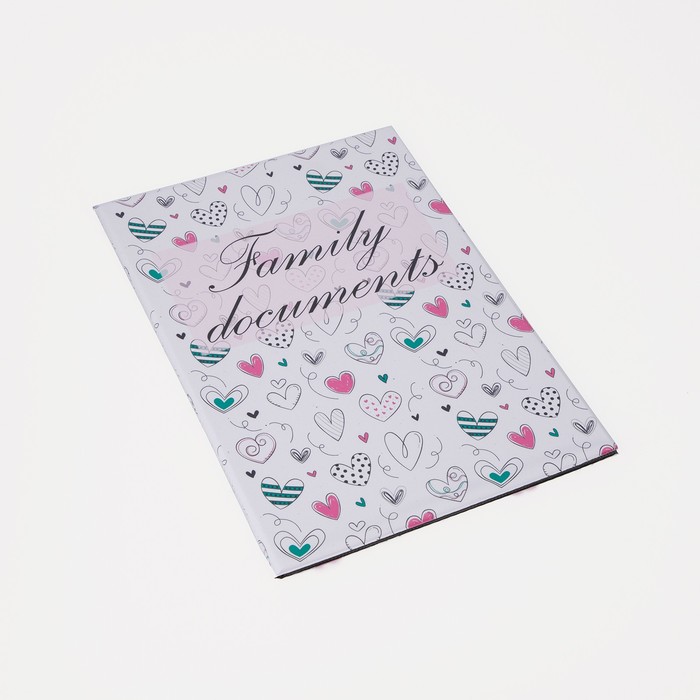 Папка для документов, 4 комплекта, цвет белый - Фото 1