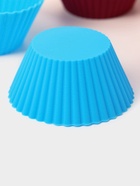 Формы для выпечки кексов Доляна «Риб.Круг», силикон, 7×3.3 см, набор 6 шт., МИКС - Фото 5