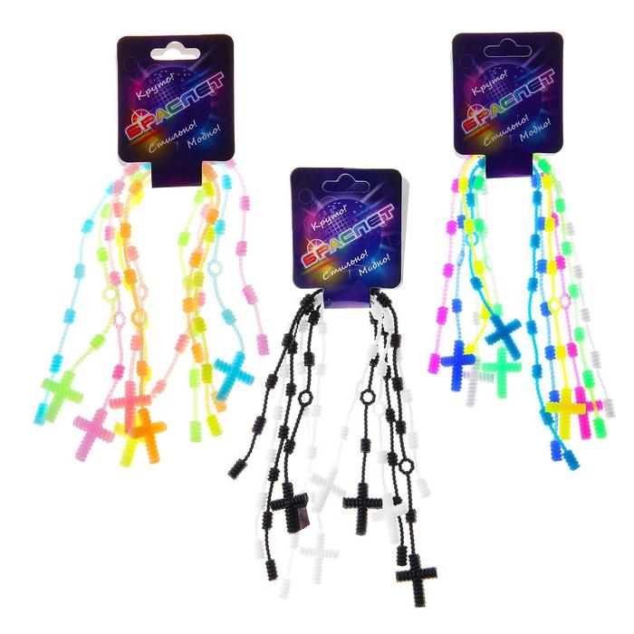 Карнавальный браслет «Креатив», набор 6 шт., МИКС - Фото 1