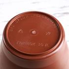 Горшок для цветов 10 л, цвет коричневый - Фото 2