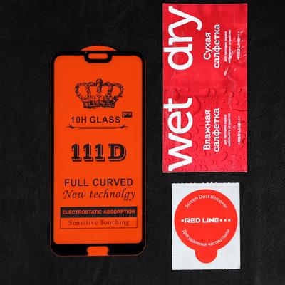 Защитное стекло Red Line для Huawei Honor 10, Full Screen, полный клей, чёрное