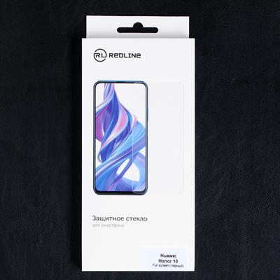 Защитное стекло Red Line для Huawei Honor 10, Full Screen, полный клей, чёрное