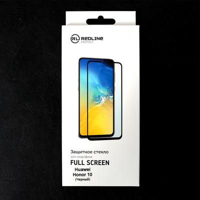 Защитное стекло Red Line для Huawei Honor 10, Full Screen, полный клей, чёрное