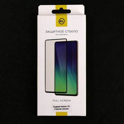 Защитное стекло Red Line для Huawei Honor 10, Full Screen, полный клей, чёрное