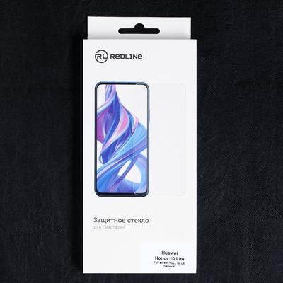 Защитное стекло Red Line для Huawei Honor 10 lite, Full Screen, полный клей, чёрная рамка
