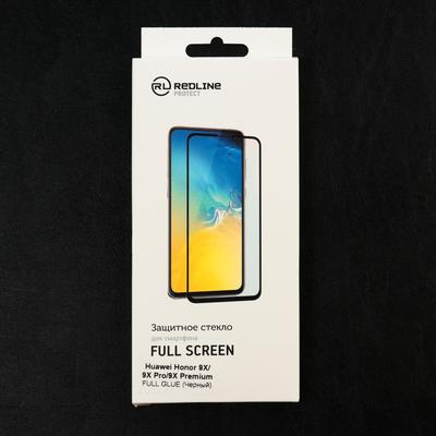 Защитное стекло Red Line для Huawei Honor 9X/9X PRO/9X Premium, Full Screen, полный клей, чёрное