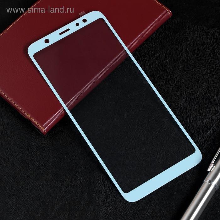 Защитное стекло Red Line для Samsung Galaxy A6 Plus (2018), Full Screen, полный клей, синее - Фото 1