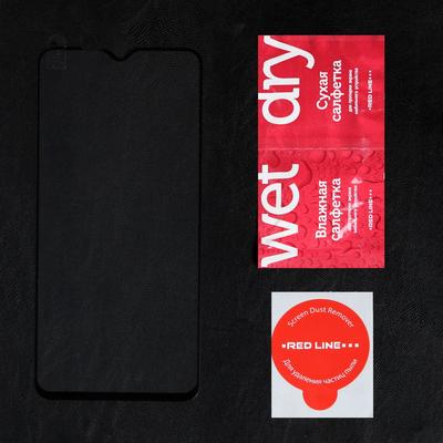 Защитное стекло Red Line для Xiaomi Redmi Note 8 Pro, Full Screen, полный клей, чёрное