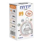 Лампа автомобильная MTF H9 12 В, 65 Вт, Standard+30% - фото 87162