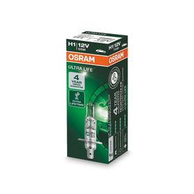 Лампа автомобильная Osram H1 12 В, 55 Вт, (P14.5s) ULTRA LIFE, 1 шт, 64150ULT