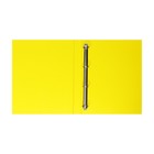Папка на 4 кольцах А4, ErichKrause Accent, 35 мм, 1750 мкм, черная/желтая - Фото 6
