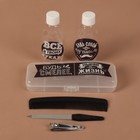 Набор дорожный «Мужской», в чехле, 6 предметов, цвет чёрный - Фото 3