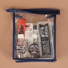 Набор дорожный «Мужской», в чехле, 6 предметов, цвет чёрный - Фото 4