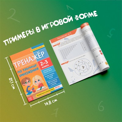 Книги «Учим таблицу умножения», набор 2 шт.