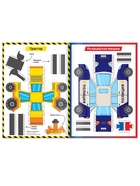 Книга-вырезалка «Бумажные машины», 8 поделок, 20 стр., формат А4 - Фото 4