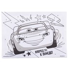 Картина по номерам для детей «Молния Маккуин», 21×15 см, Тачки - Фото 3