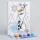 Картина по номерам для детей «Олаф», 21×15 см, Холодное сердце - Фото 6