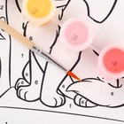 Картина по номерам для детей «Кошечка Мари», 21×15 см, Коты Аристократы - Фото 3