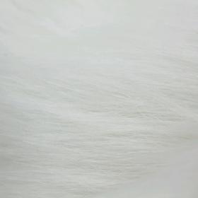 Мех искусственный гладкокрашенный, длинноворсовый, ширина 150 см, цвет белый