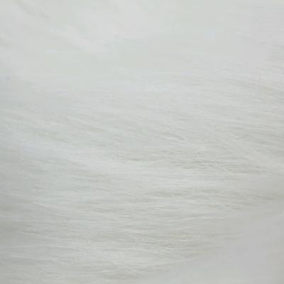 Мех искусственный гладкокрашенный, длинноворсовый, ширина 150 см, цвет белый