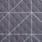 Покрывало евро «Этель» Grey haze, 230×210±5 см, микрофибра - Фото 2