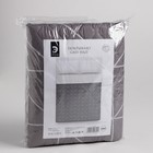 Покрывало евро «Этель» Grey haze, 230×210±5 см, микрофибра - Фото 4
