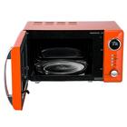 Микроволновая печь Tesler ME-2055 ORANGE, 700 Вт, 20 л, 5 режимов, таймер, оранжевая - Фото 2