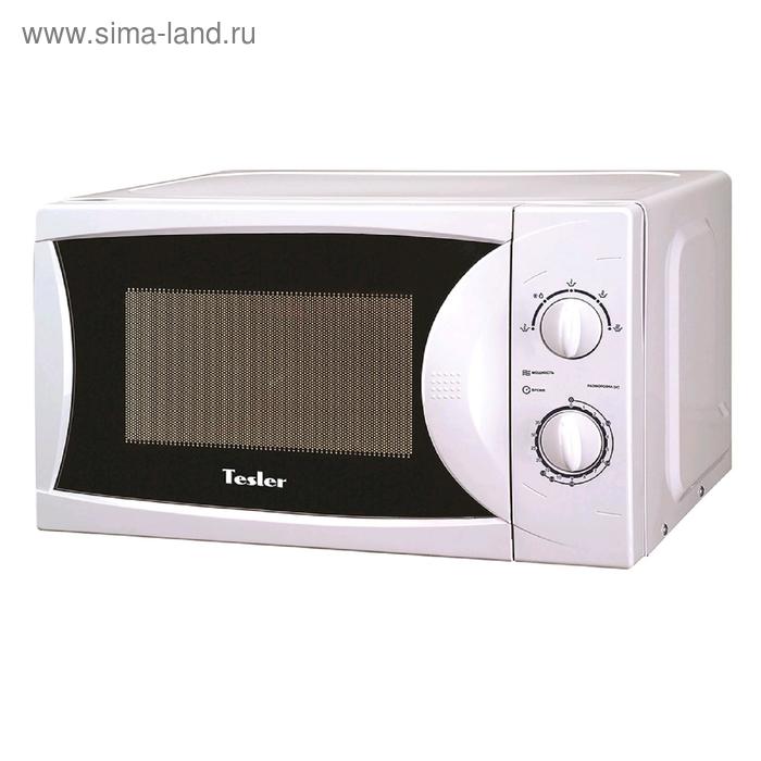 Микроволновая печь Tesler MM-2025, 700 Вт, 20 л, 5 режимов, таймер, белая - Фото 1