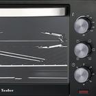 Мини-печь Tesler EOG-4800 BLACK, 1800 Вт, 48 л, 5 программ, гриль, таймер, черная - Фото 2