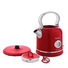 Чайник электрический Tesler KT-1745 RED, металл, 1.7 л, 2200 Вт, ретро, красный - фото 51333385 Чайник электрический Tesler KT-1745 RED, металл, 1.7 л, 2200 Вт, ретро, красный - фото 51333385
