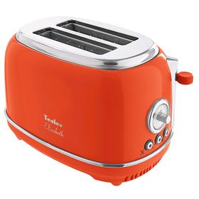 Тостер Tesler TT-245 ORANGE, 815 Вт, 2 тоста, 6 режимов прожарки, разморозка, оранжевый