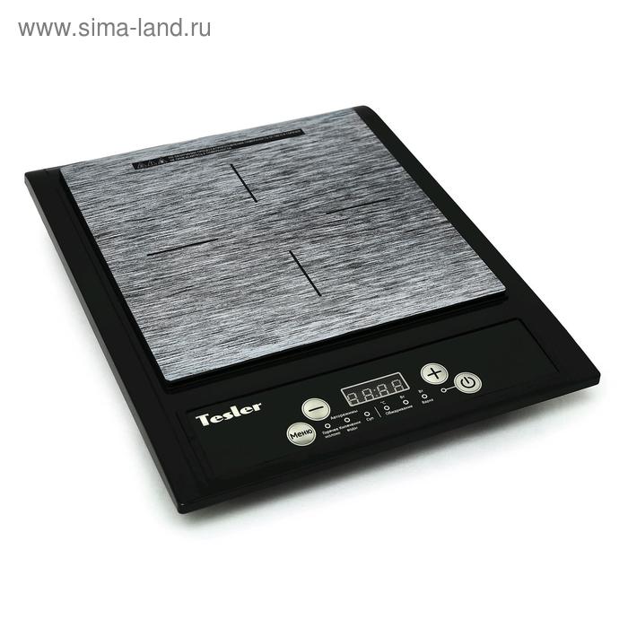 Плитка Tesler PI-13, индукционная, 2000 Вт, 1 конфорка, 60-240 °С, 6 режимов, чёрная - Фото 1