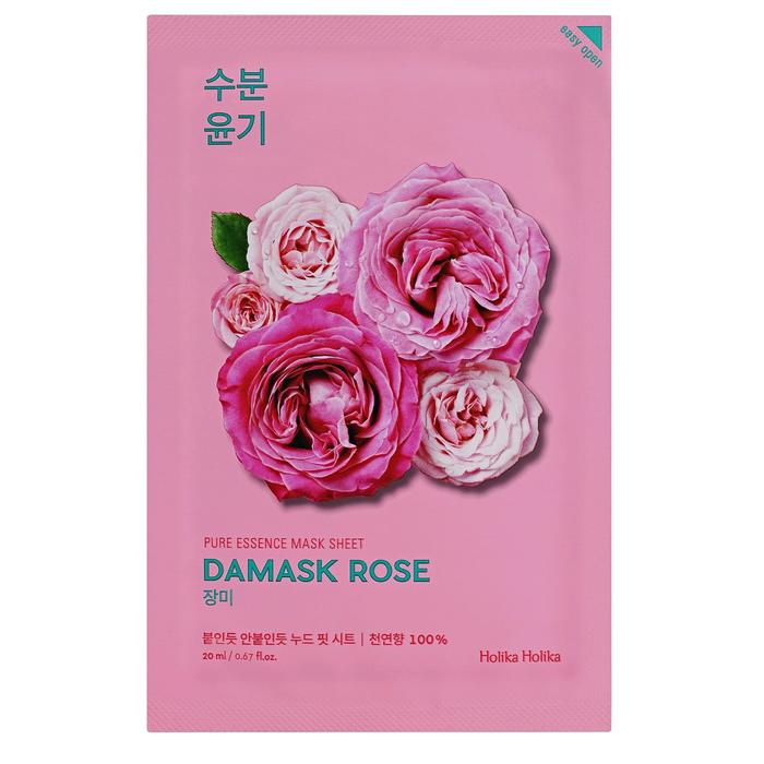 Тканевая маска Holika Holika Damask Rose «Увлажняющая», роза - Фото 1