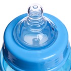 Бутылочка для кормления Крошка Я, широкое горло, от 6 мес., 300 мл., голубой - Фото 4