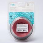 Тарелка на присоске M&B, с крышкой + ложка, 400 мл., розовая - Фото 8