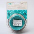 Тарелка M&B на присоске, с крышкой + ложка, 400 мл, бирюзовый - Фото 8