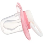 Соска - пустышка силиконовая ортодонтическая Крошка Я, от 3 мес., с колпачком, цвет МИКС - Фото 3